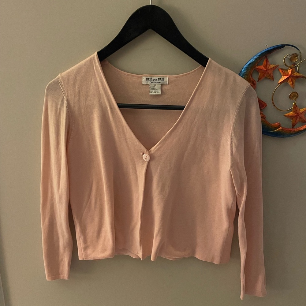 Silk Baby Pink Button Top